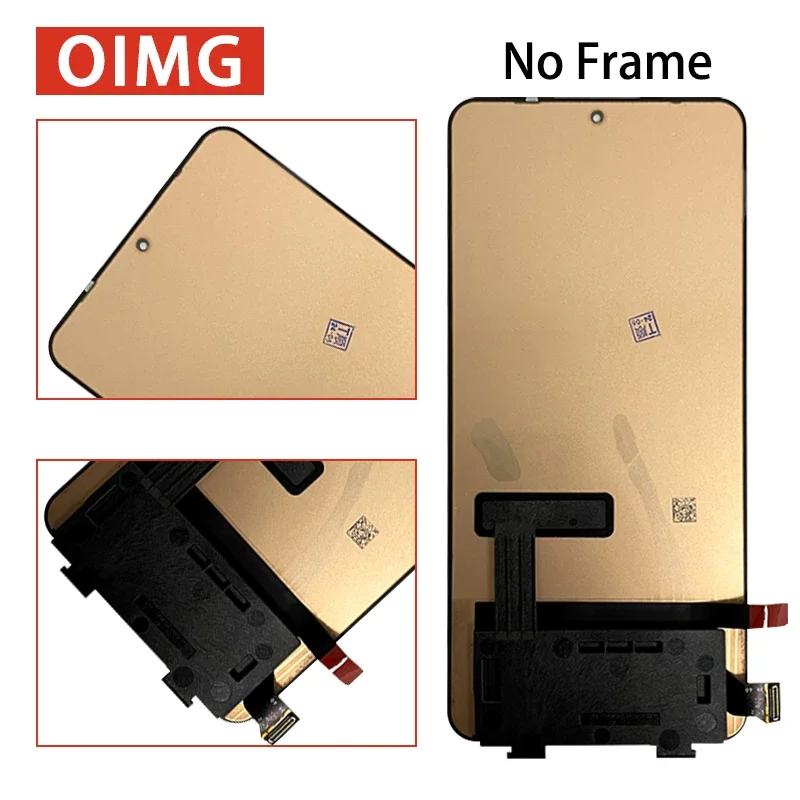 Ecran LCD et Vitre Tactile Gris avec Châssis Premium pour Xiaomi 12T