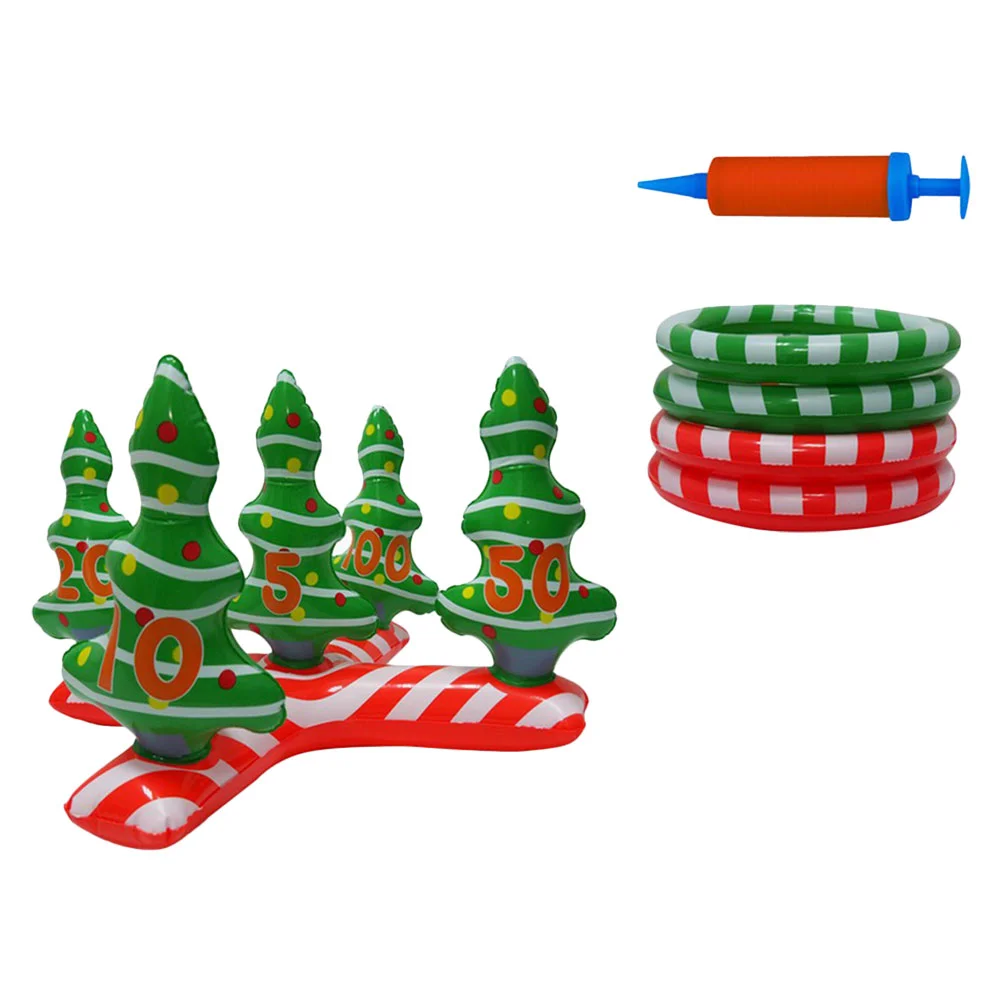 

Ring Toy Festival Creative Toss Game Christmas Tree Games For Kids Toys Party Ferrule Outside