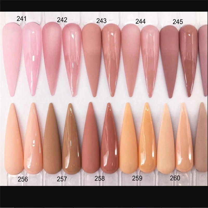 50g/100g Bulk Nude Nail Acrylic Powder,4 In1 Solid Colors Crystal Powders Extension/Dipping/Engraving Acrylic Monomer Wholesale 2