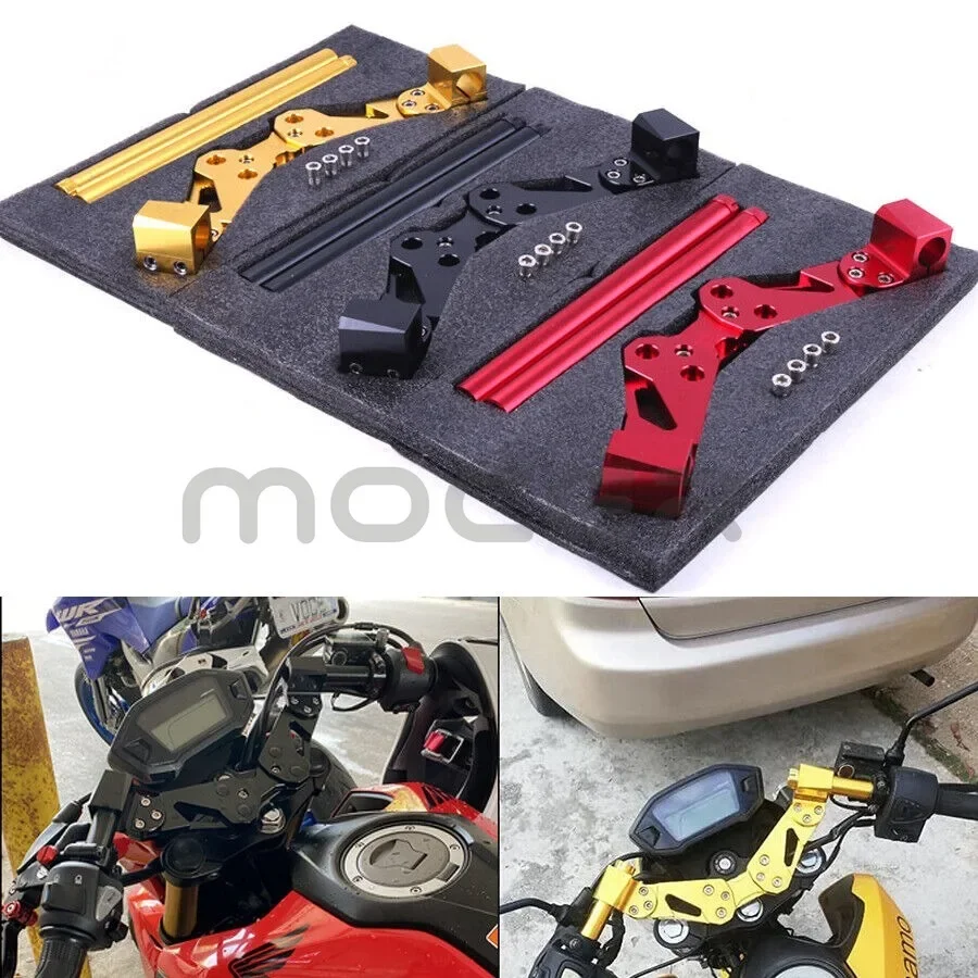 MotorcycleForkTubeSportAdjustableHandlebarsKitRiserRacingATV
