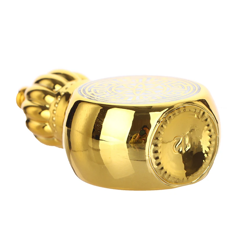 10ml Mini Essential Oil Roller Bottles with Gold Crown Cap – Elegant Carved Electroplat... - SKU CBGS1454 - UGI Packaging