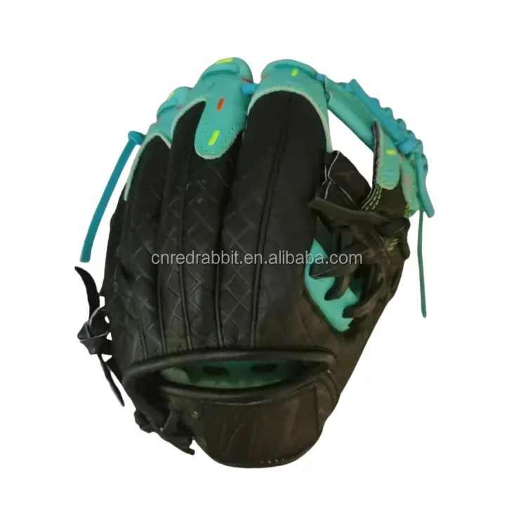 High Quality Sports Protection Baseball Batting Outfield Baseball Red Stiff Gloves