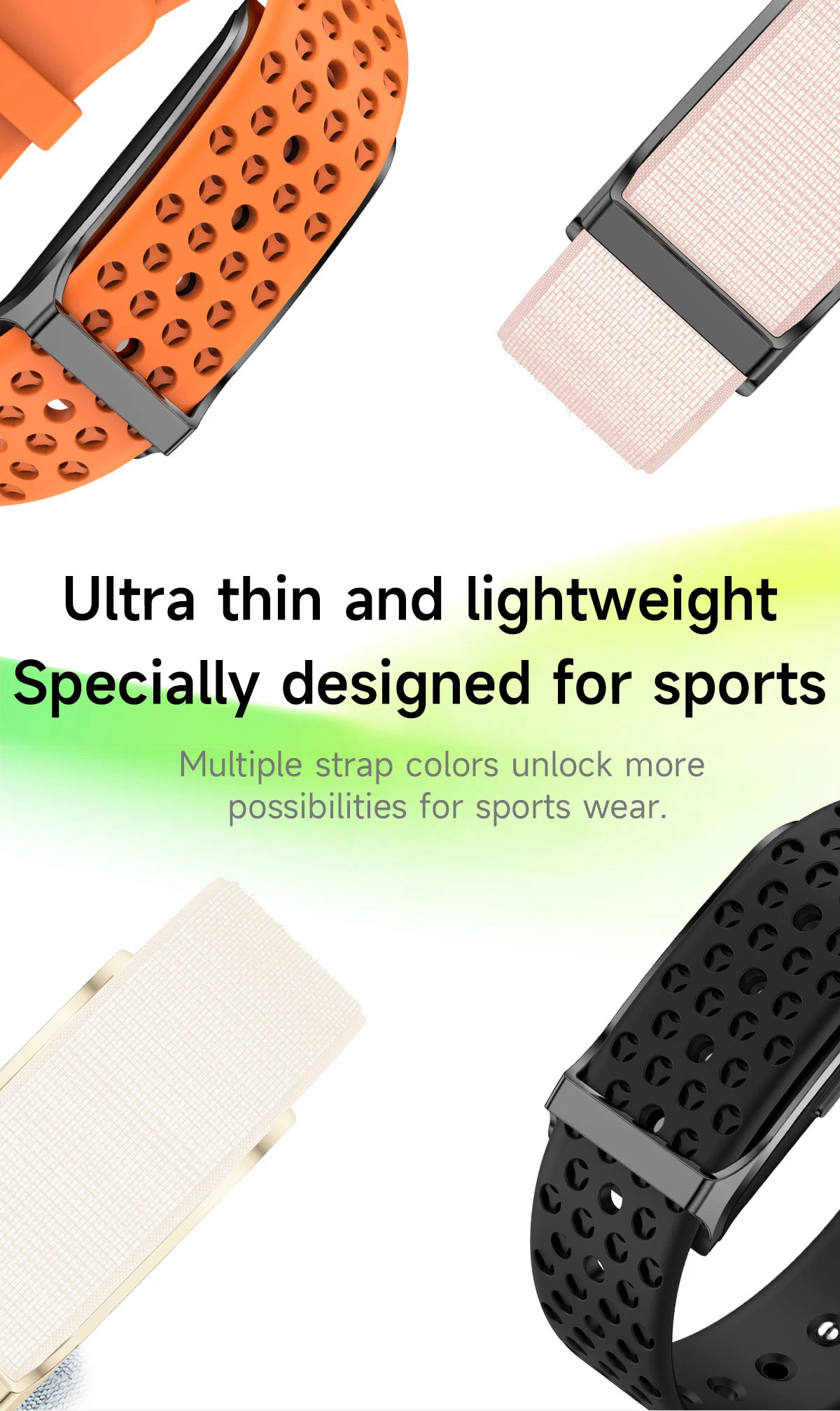 Smart Health Wristband with GPS and 1ATM Waterproof Rating description 13