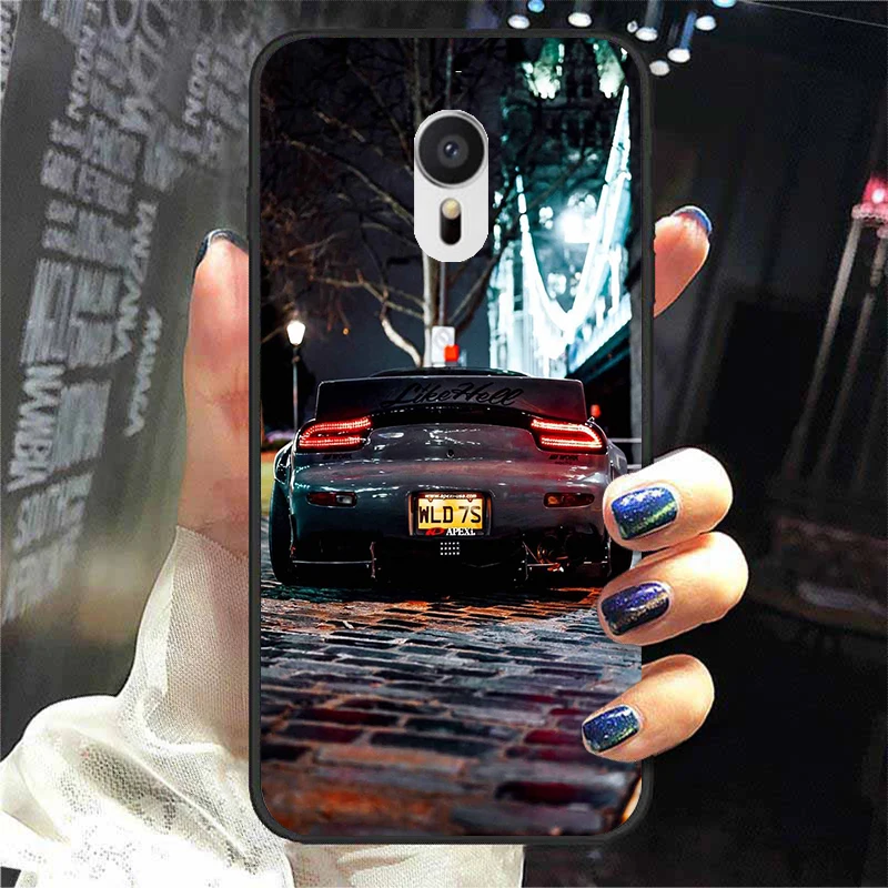 Silicone Phone Case For Meizu MX5 MX6 Cases Soft Cover Fundas For meizu mx5 mx6 Shell Fashion Cool JDM Sports Car Bumper best meizu phone cases Cases For Meizu