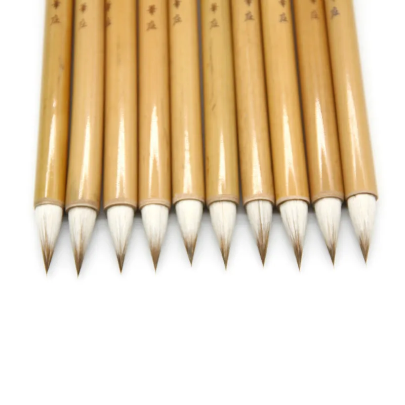 Chinese Calligraphy Brushes Pen Set Short Mulitple Hairs Brushes Pen Regular Script Caligrafia Chinese Painting Brushes Pen