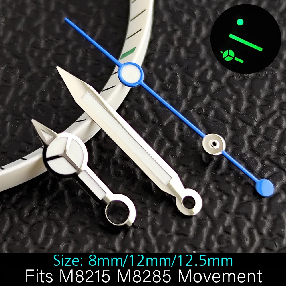 Luminous Green/Blue-Green Watch Hands - Premium Replacement Parts