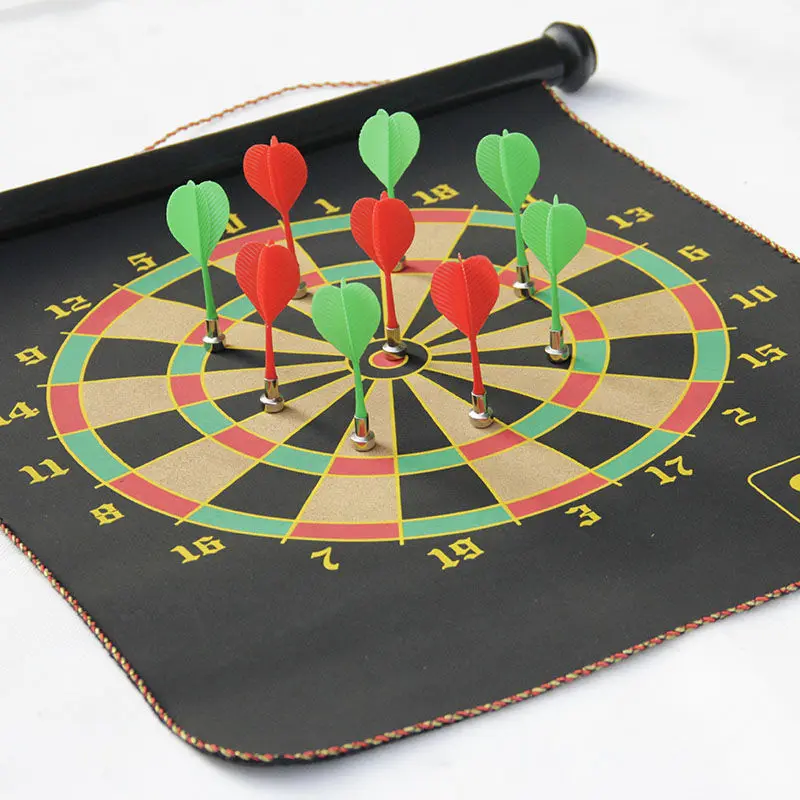 14 '' Dart Board pour enfants avec des boules collantes ventouses, planche  de fléchettes double face, jouets de jeu amusants de fête en plein air  intérieur, cadeaux de jouets d'anniversaire pour garçons