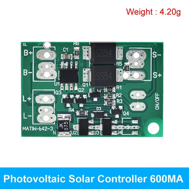 Automatic Solar Panel Battery Charger Board Night Light LED Courtyard ...