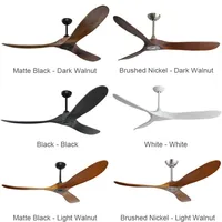 88inch Big Size Wood Ceiling Fan with Remote Control Lights DC Motor 6 Speeds Ventiladores De Techo Con Luces Led 1