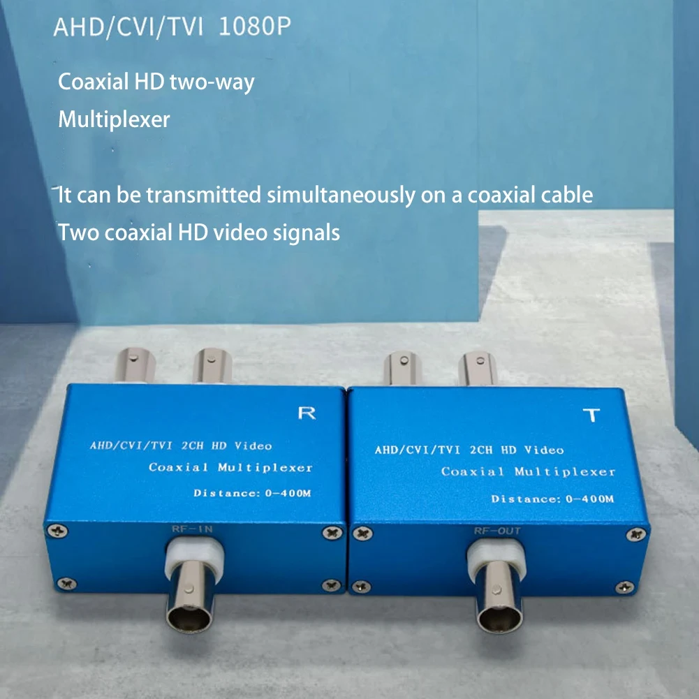 B50B-1080P AHD/CVI/TVI / 2CH HD 비디오 동축 멀티플렉서(동축 케이블 전송에서 2채널 비디오)