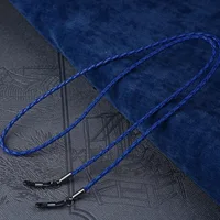 Lunettes en cuir pour hommes et femmes, 1 pièce, chaîne en corde tissée, à lacets, pour Sports de plein air, antidérapantes, accessoire ﻿ (11 couleurs au choix) 5