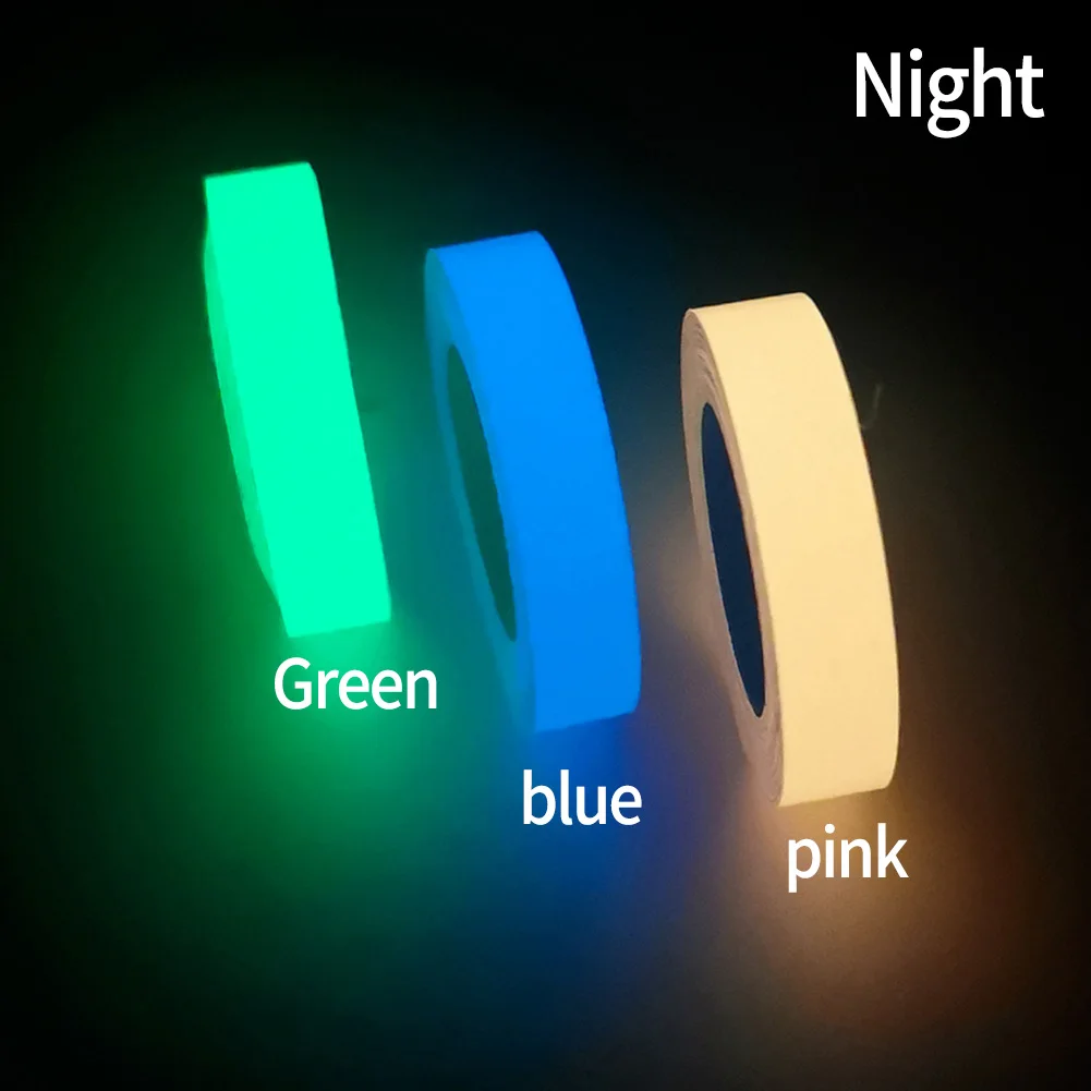 1pcs Luminous Fluorescent Tape Wall Decorative Self Adhesive Sticker Waterproof