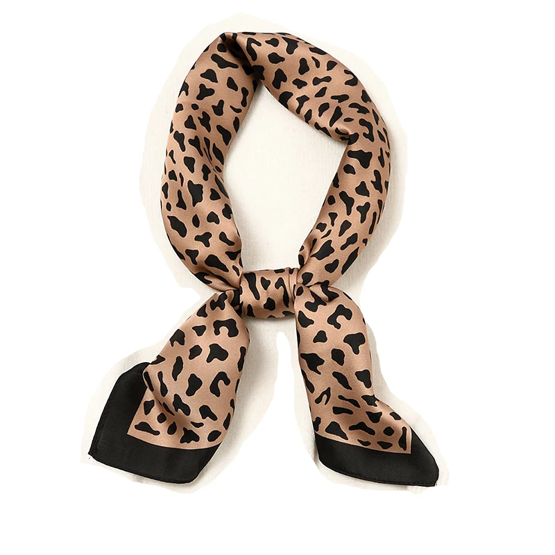 Leopardo Bufanda Cuadrado, Bufanda, Bufanda De Cabello