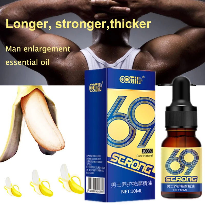 Penis Thickening Growth Man Massage Oil Cock Erection Enhance Men