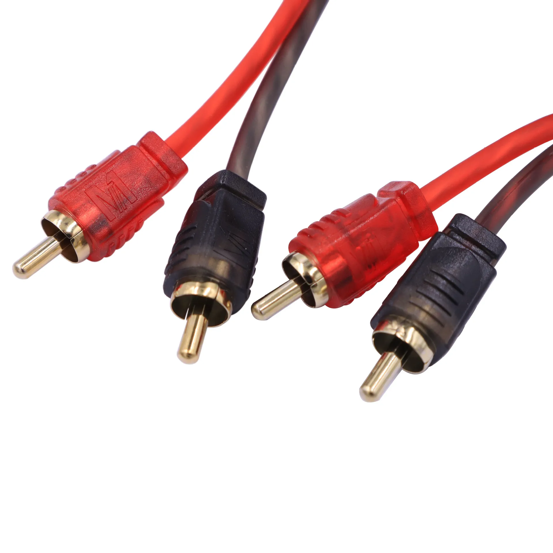 Car audio RCA cable amplifier 5m audio 2 Male to 2 male RCA wire cable car modification subwoofer signal