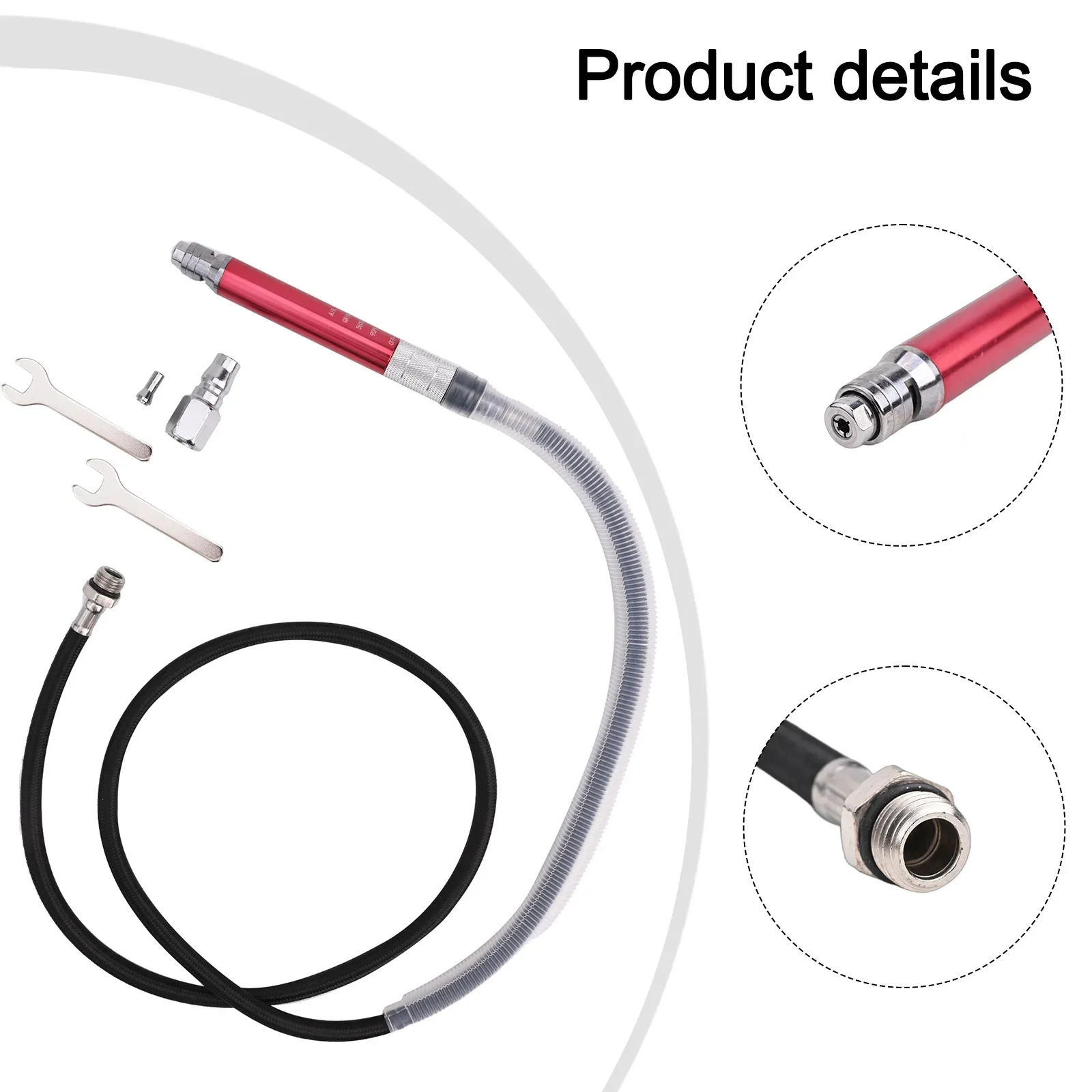Pneumatic Engraving And Grinding Machine, Air Pen Single Wind Set, AT-010K Made Of High-quality Metal Material