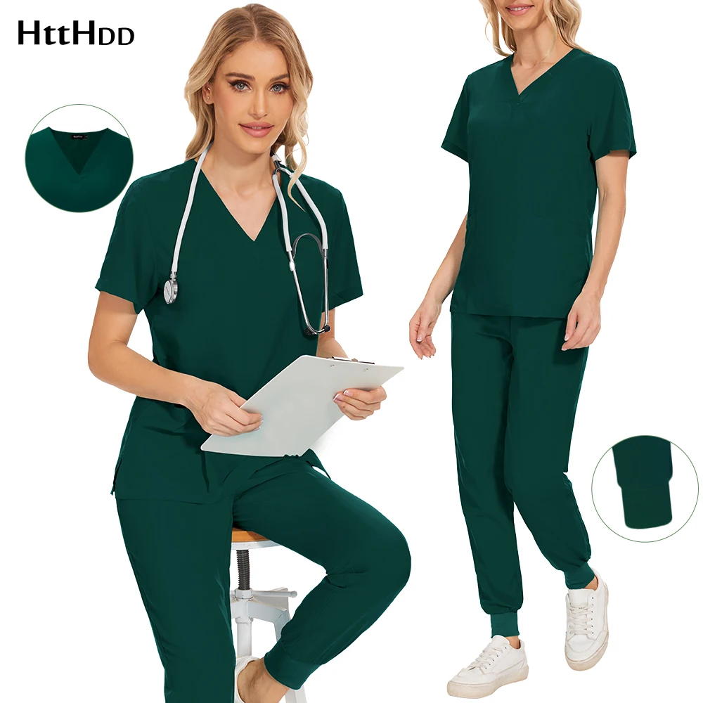 Scrubs Medical Uniforms Woman Breathable Beauty Manicurist Work Clothes Doctor Nurse Operating Room Surgical Uniform medical uniform