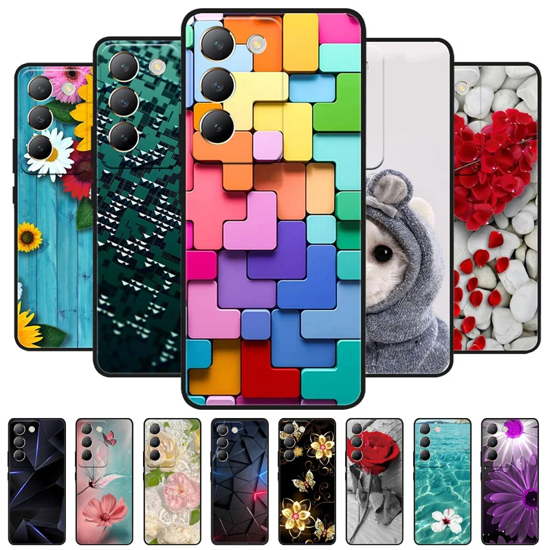 Enhanced Product Title:  
Black Silicone Soft Back Case with Lion Wolf Design