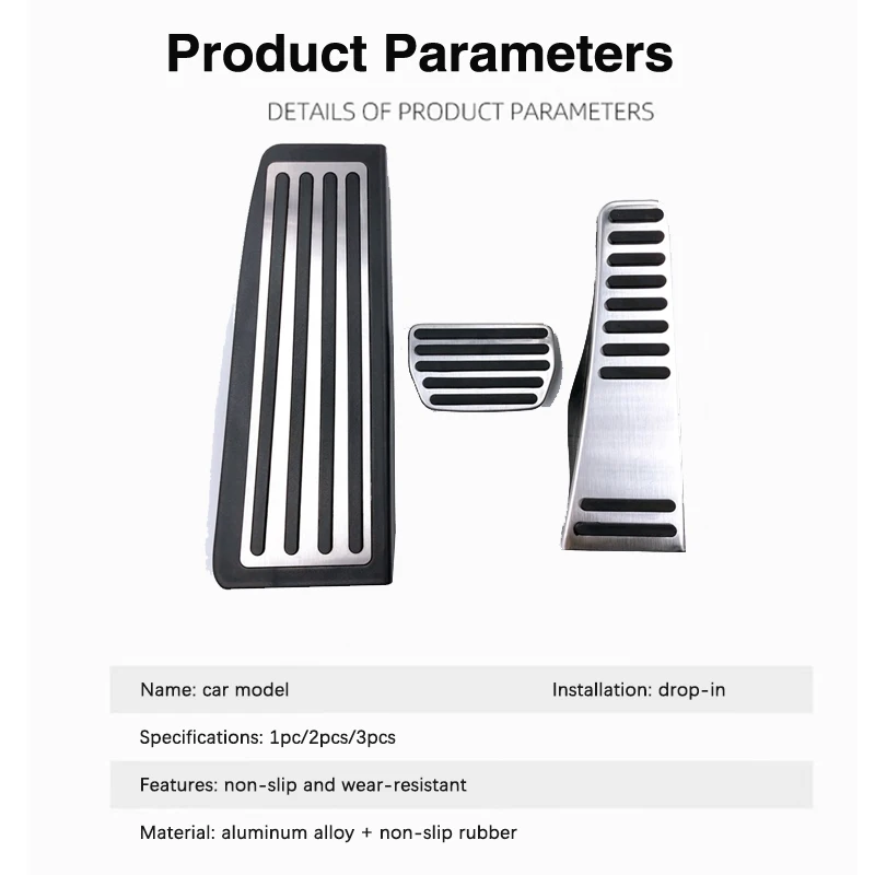 Car Foot Pedals For Volvo XC60 XC 60 MK2 ~ Aluminum Alloy Non Slip Car-Stylings Pedal Stainless Steel Parts Acessories