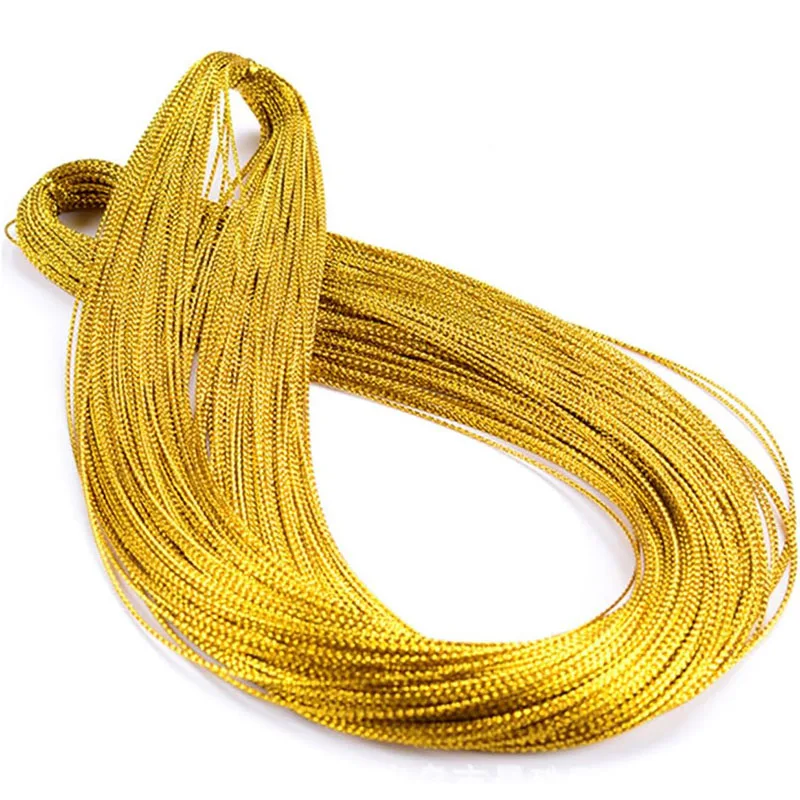 Gold Metallic Jewelry Thread for DIY Braid Bracelets & Hanging Tags