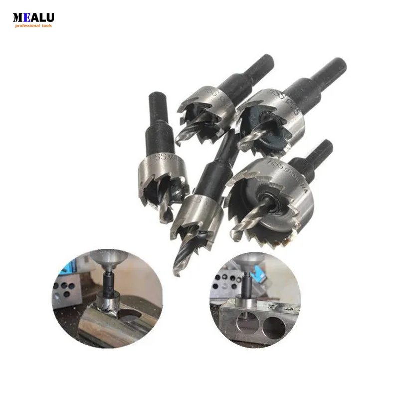 

5 Pcs Hole Saw Tooth Hss Cutter Drill Bit Set 16/18 5/20 25/30 Mm Drill Bit 18 Forstner Drill Bits Drill Bit