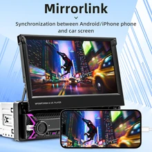  7 Inch Car MP4 Player Car Radio Bluetooth 5.1 Android Auto Wireless Adapter 7 Color MP3 Wireless Carplay Automotive Multimedia 