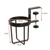 Metal Desk Cup Holder New Punch-free Anti Spill Table Fixed Storage Rack Removable Portable Cup Storage Rack Table 4
