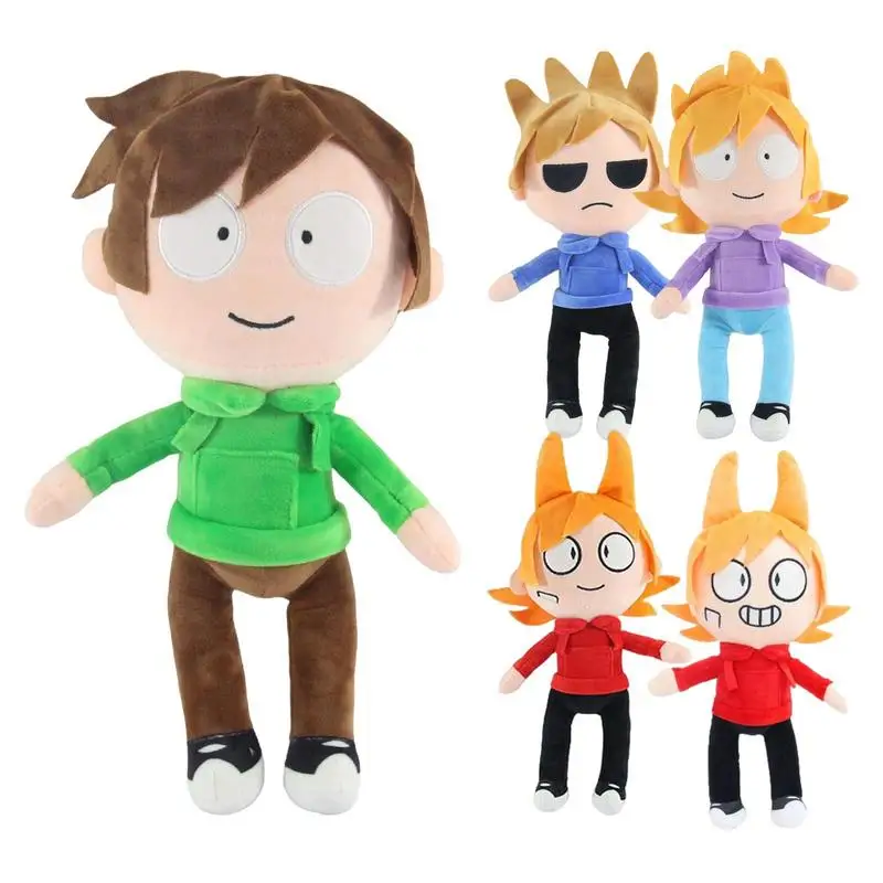 Eddsworld Plush Toy Edd Tord Matt Tom Stuffed Doll Kids Xmas Gifts 33cm NEW