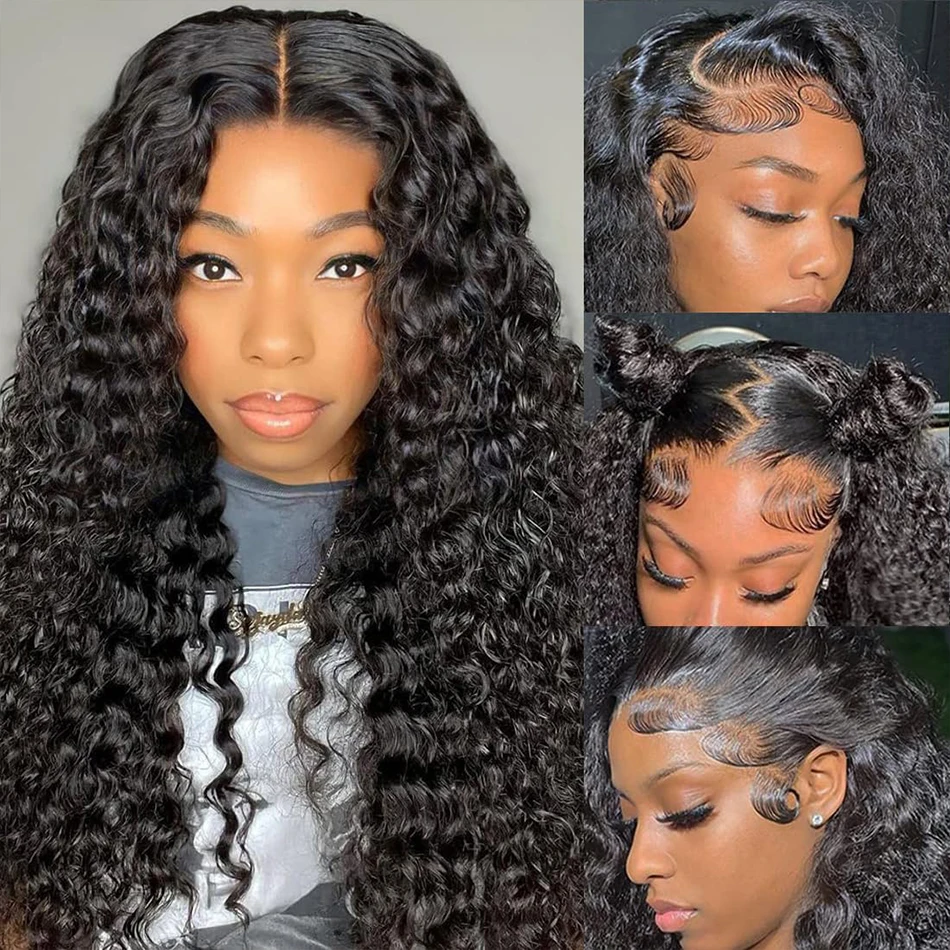 12A Water Wave Bundles 28 30 32 Brazilian Remy Human Hair Extensions Wet And Wavy Curly Raw