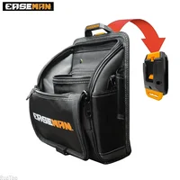 EASEMAN 1800D Heavy Duty Quick Hanging Tool Bag Top Quality with Zipper for Electrician Tools Man Gift 1