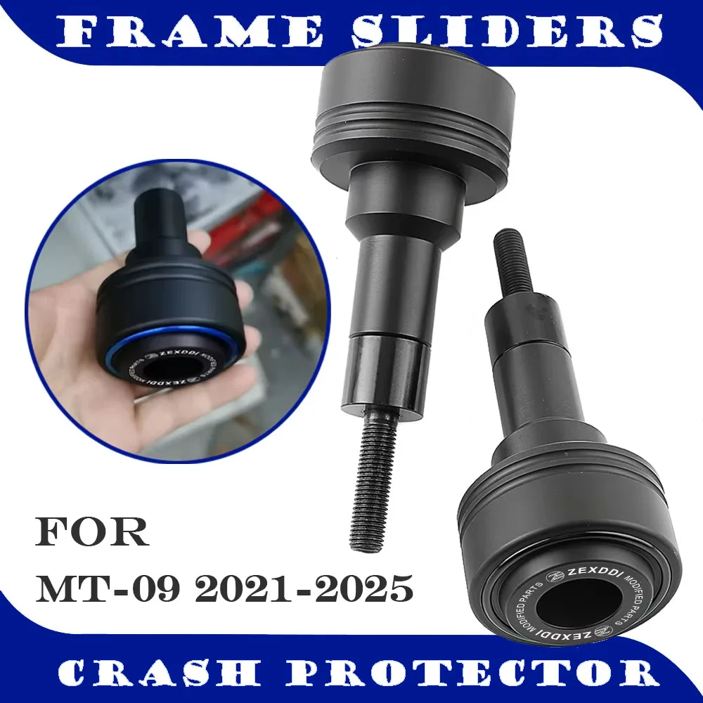 Für YAMAHA MT09 MT 09 MT-09 SP 2021-2022 2023 2024 2025 Motorrad Zubehör Fallende Schutz Crash protektoren Rahmen Sliders – Detail 1