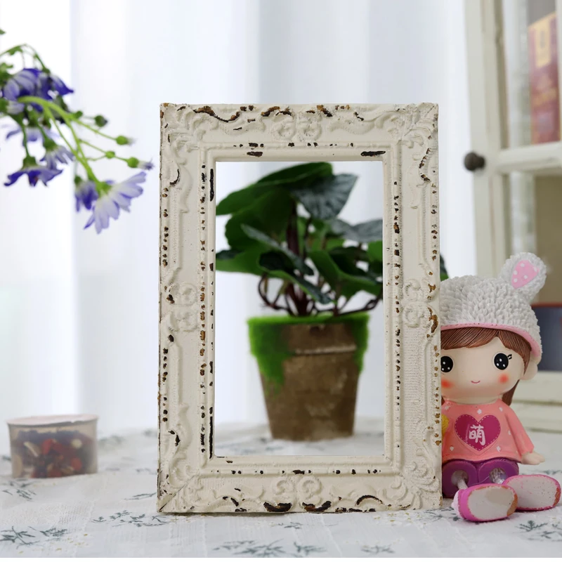 Xpieoyrm Lot De 4 Cadres Photo Pour Affiches 6 Pouces, Cadre 10 X 15 Bois MDF, Avec Verre Acrylique, Cadre Photo Blanc Élégant Pour Photos Et Posters, Cadre Pour Montage Mural Ou