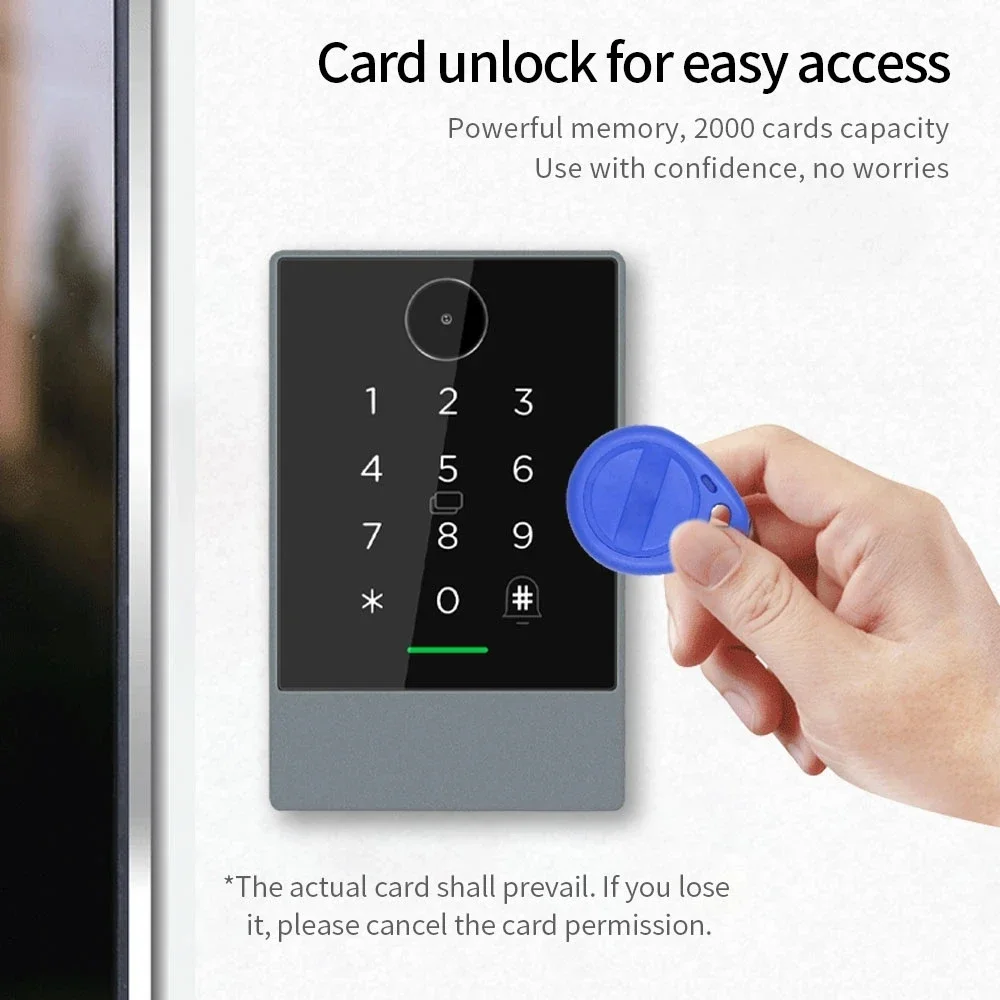 TTlock 스마트 폰 App QR 코드 13.56Mhz Rfid 도어 액세스 제어 시스템 도어 키트 Ip67 방수 리더 Nfc G2 게이트웨이