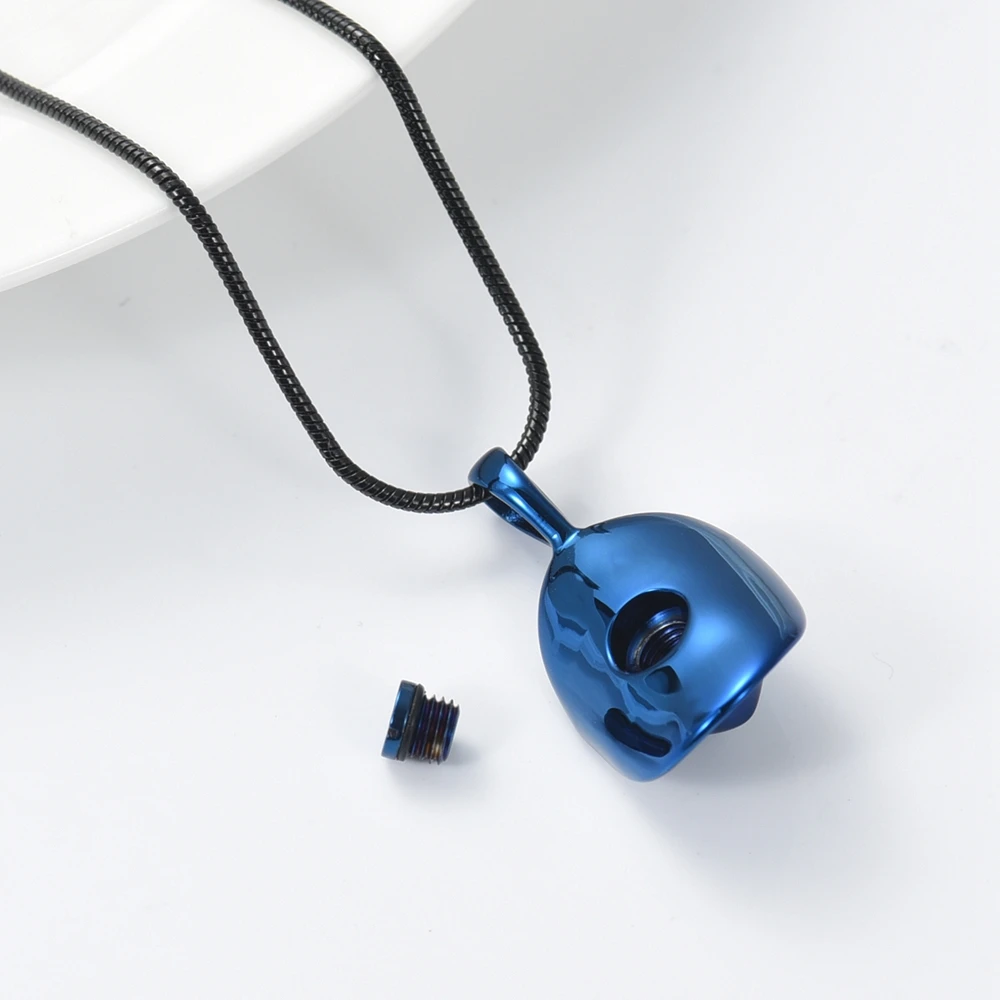 New Cowboy Hat Cremation Urn Pendant Necklace Holder for Ashes Perfume Memorial Ash Urn Jewelry Women/Men Present