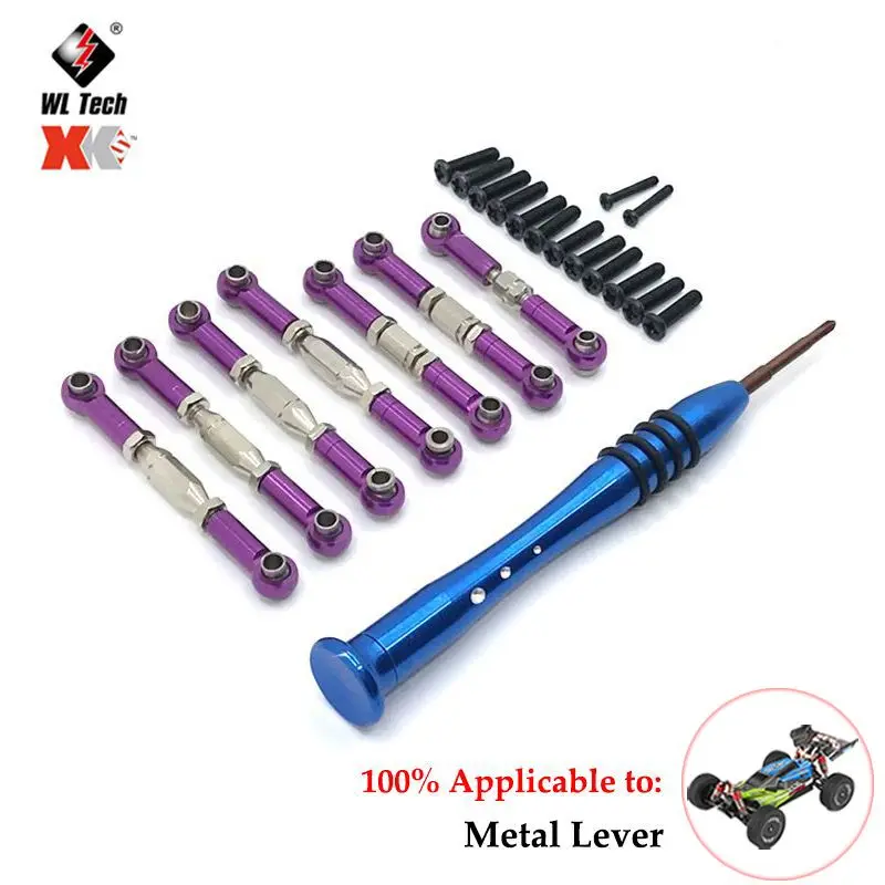 For WLtoys 144010 144001 144002 124017 124019 RC Car, Metal Conversion Parts, Upgrade Kits, Wearing Parts Replacement 3