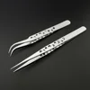 Eyelash Extension Tweezers Makeup Stainless Steel Eyelash 3D Accurate Clip Pinzas Extensiones De Pestañas 1