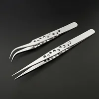Eyelash Extension Tweezers Makeup Stainless Steel Eyelash 3D Accurate Clip Pinzas Extensiones De Pestañas 1