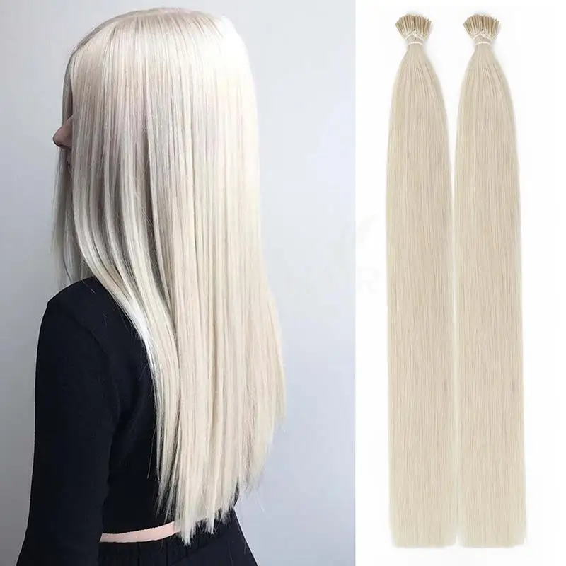 0.8g/Pcs Korea Popular Cotton String Twins I-tip Thread Hair Extensions  Brazilian Keratin Remy Hair Extension for Asian Women - AliExpress