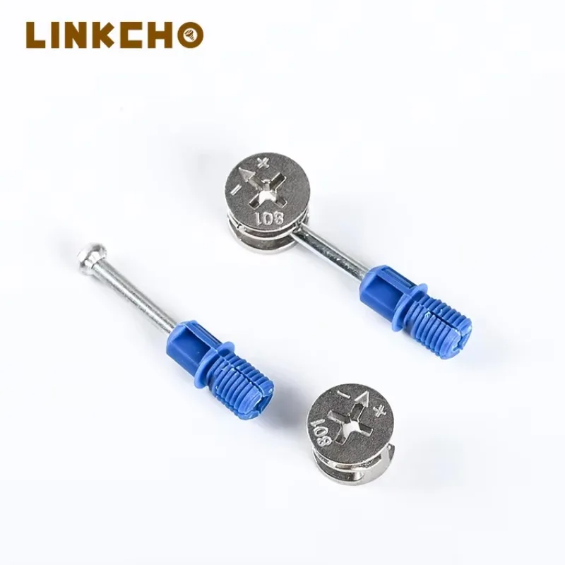 2 In 1 Invisible Connector Furniture Fittings Stainless steels crews Connector Mini Fix nuts and bolts for kitchen cabinet Join furniture connector