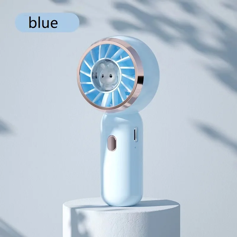 Mini Portable Fan 3 Pack Cute Handheld Fan Battery Operated Lightweight Small Personal Fan with 3 Speeds and USB Rechargeable 3