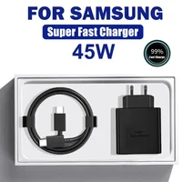 45W PD  Super Fast Charger for Samsung for Galaxy S24 Ultra S23 S22 S21 Plus Note10 A54 A34 5A Quick Charging Type C Data Cable 1