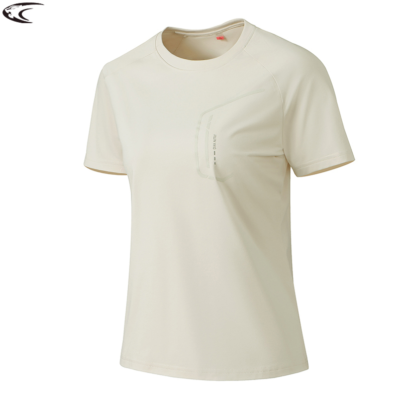 LNGXO Women's Hiking T-Shirt Climbing Trekking Mountaineering Short Sleeved T-Shirt Outdoor Cooling Functional Short Sleeve Tee