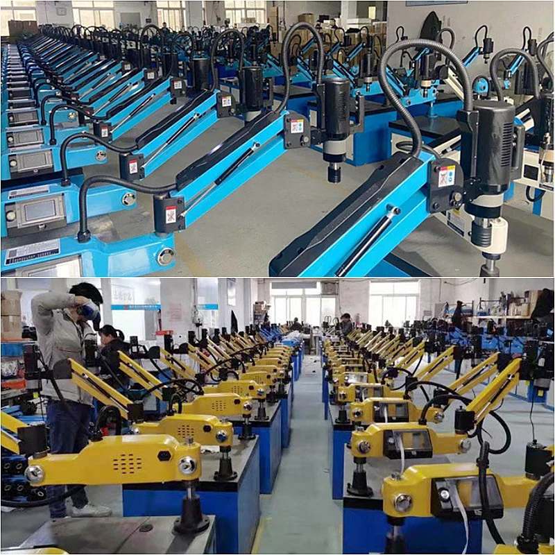 M3-M16 CNC Electric Tapping Machine Servo Motor Electric Tapper Drilling With Chucks Easy Arm Power Tool Threading Machine 6