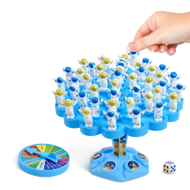 Astronaut Balance Tree Games Balancing Board Game Parent-child Interaction Tabletop Balance Game Toy Space Puzzle Toys Gift 5