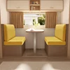 2pcs/set Polar Fleece RV Seat Cushions Covers Elastic Dinette Sofa Cover Stretch Adjustable Seat Slipcovers Camper Chair Covers 6