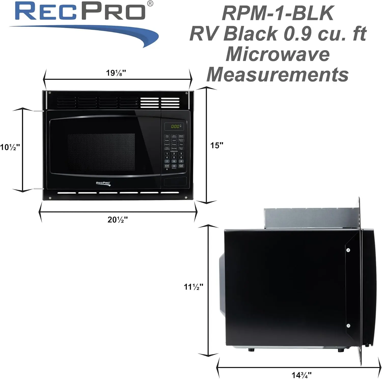 1.0 Cu. Ft. | 900W | Direct replacement for Greystone 5