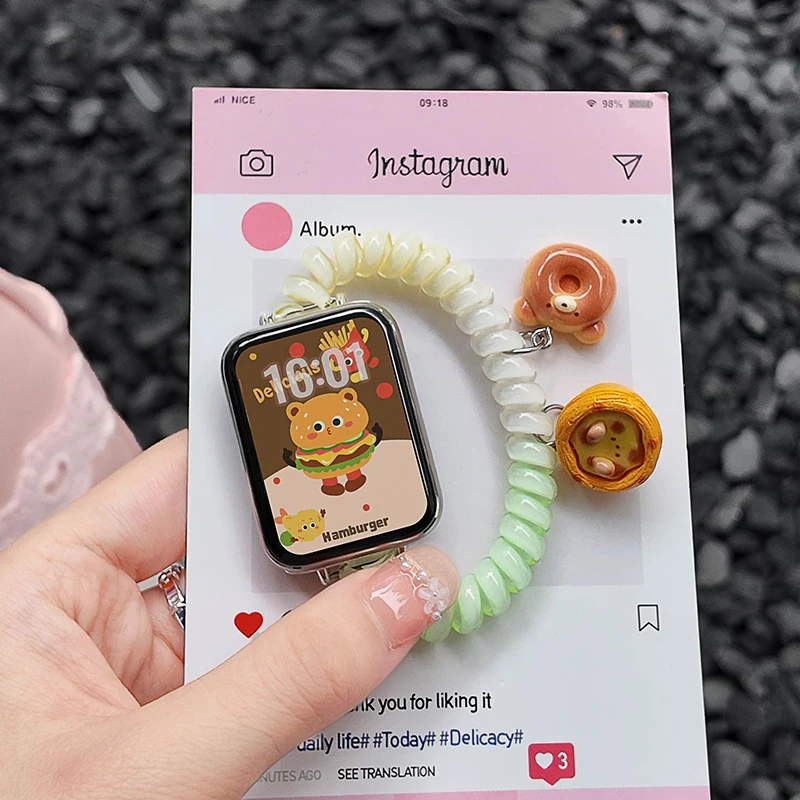 Elastic Stretchable Scrunchie Bracelet Strap