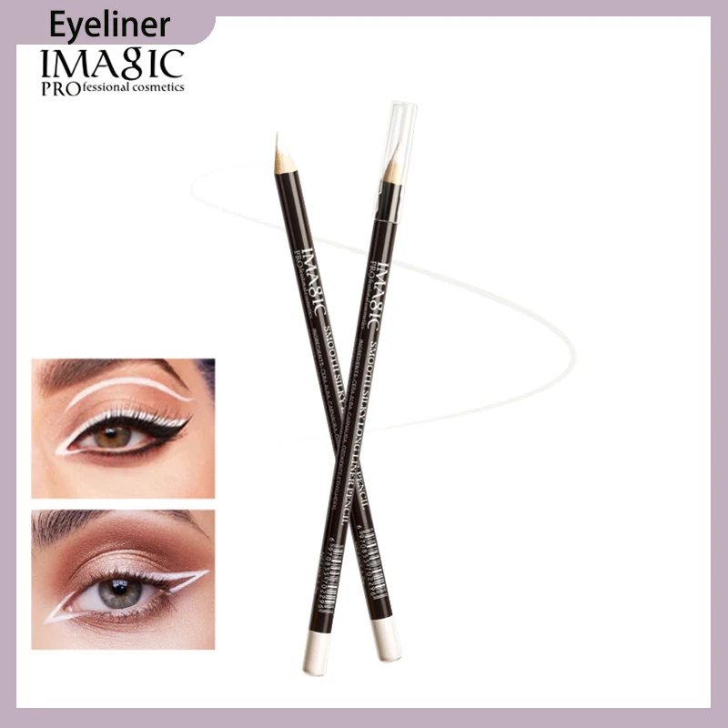 Imagic White Eyeliner Pencil Makeup Eye Liner Pen Lying Silkworm Smooth