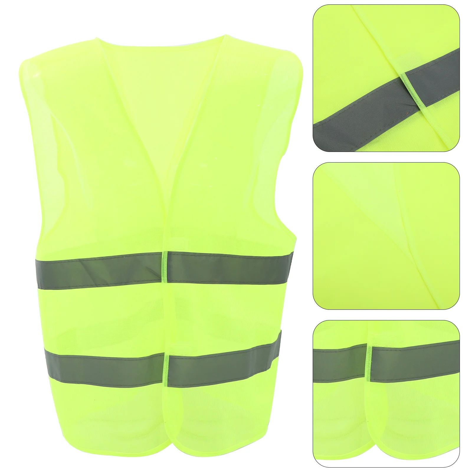 

5 Pcs Vest Reflector Work Jackets Men Construction Vest Worker Vest Reflector Vest Reflective Vests Night Reflector Jackets