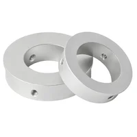 Industry Microscope Monocular C-Mount Lens 50mm 40mm 35mm 76mm Grey Ring Adapter 2